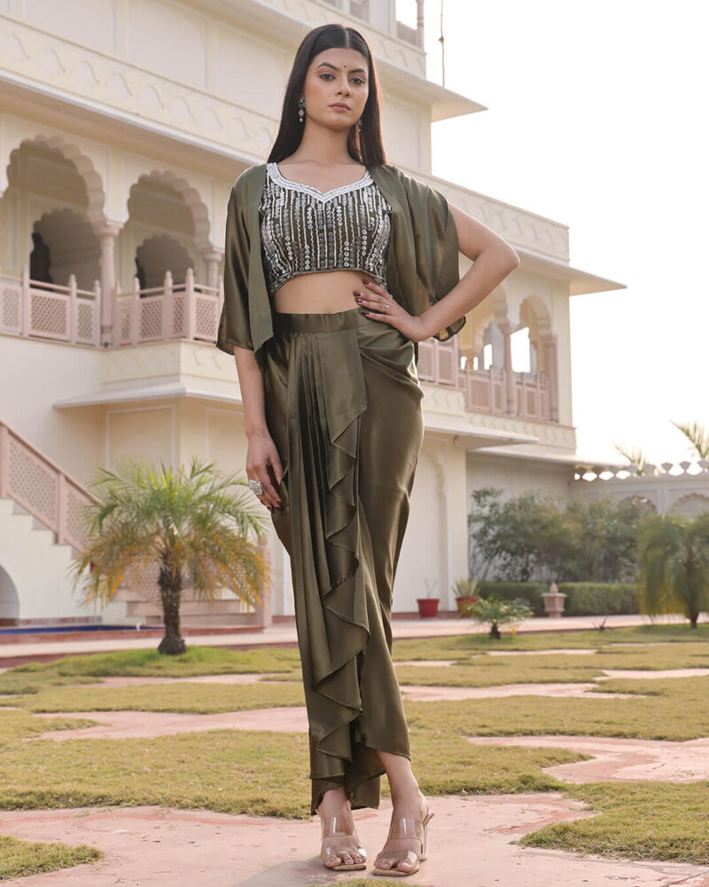 Royal Mehendi Gown