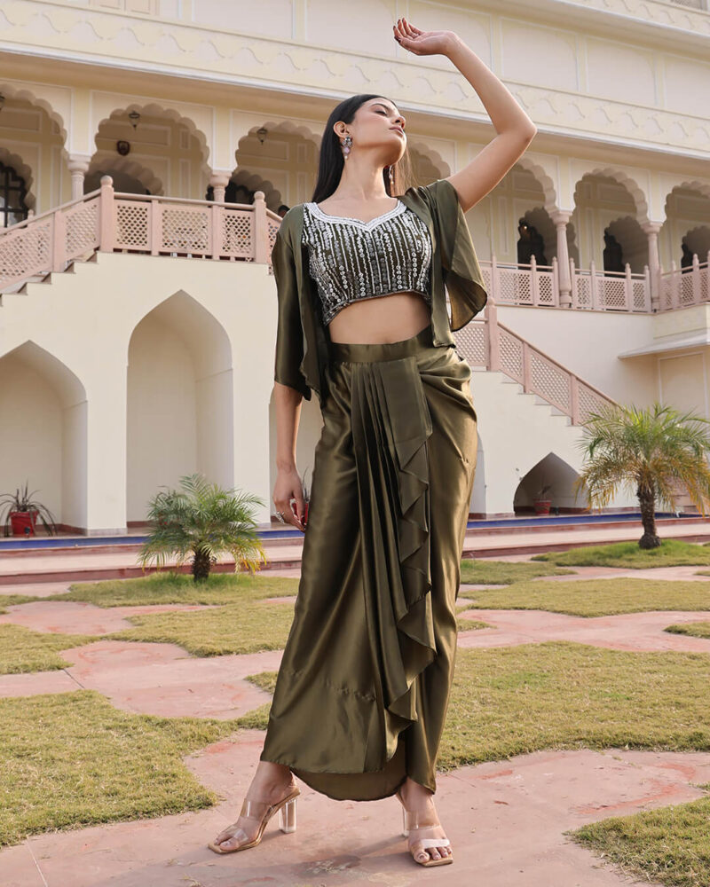 Royal Mehendi Gown