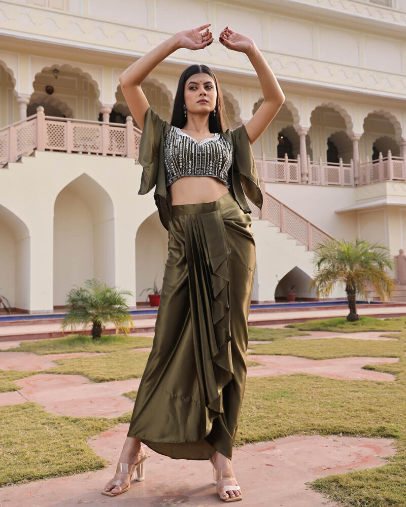 Royal Mehendi Gown