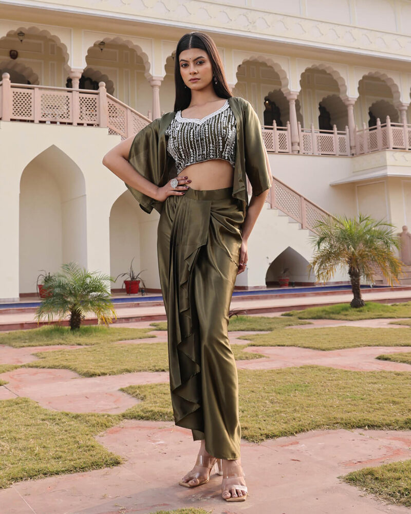 Royal Mehendi Gown