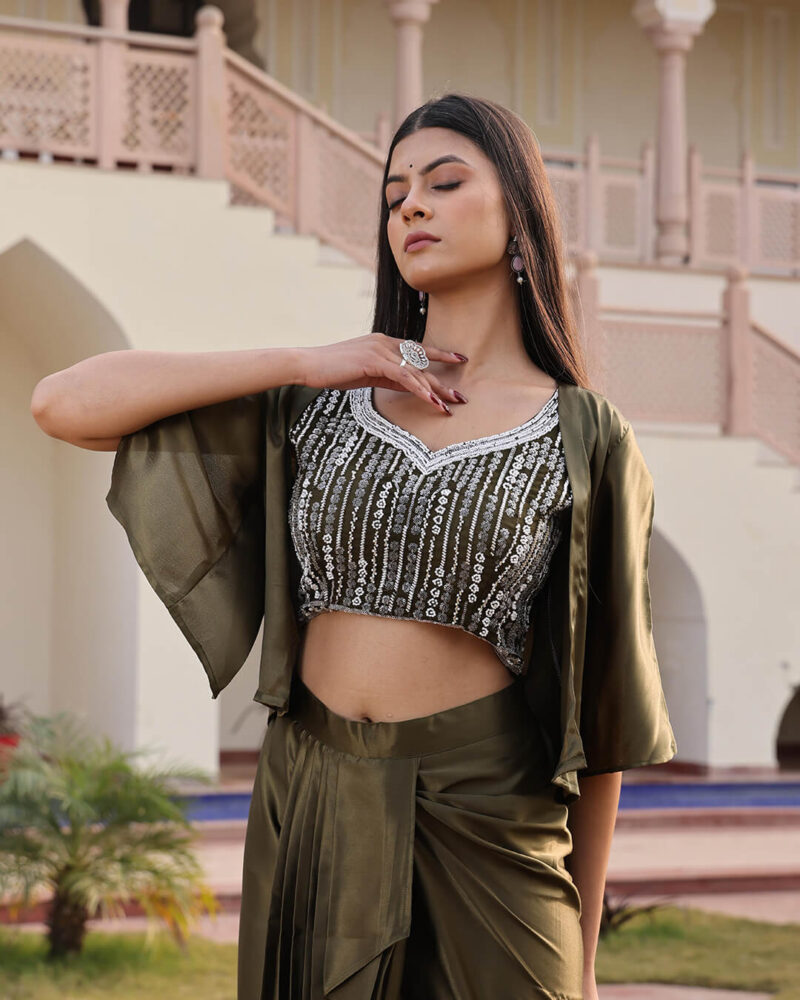 Royal Mehendi Gown