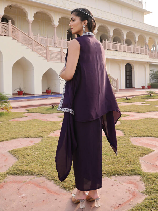 Royal Purple Gown